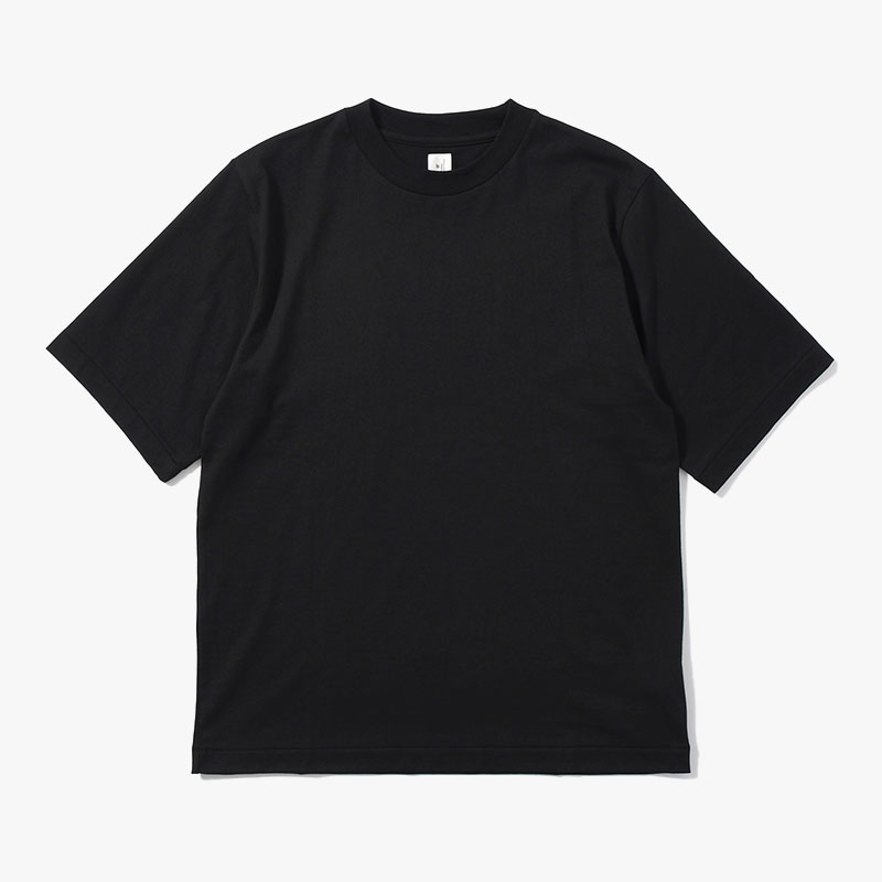 Silk Cotton 20/80 S/S Tee STANDARD -2.COLOR-(BLACK)