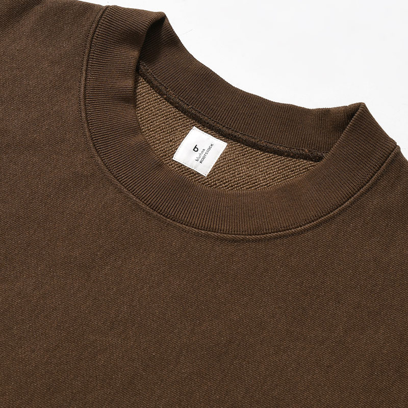 Soft&Hard Sweat Crew-Neck P/O -2.COLOR-