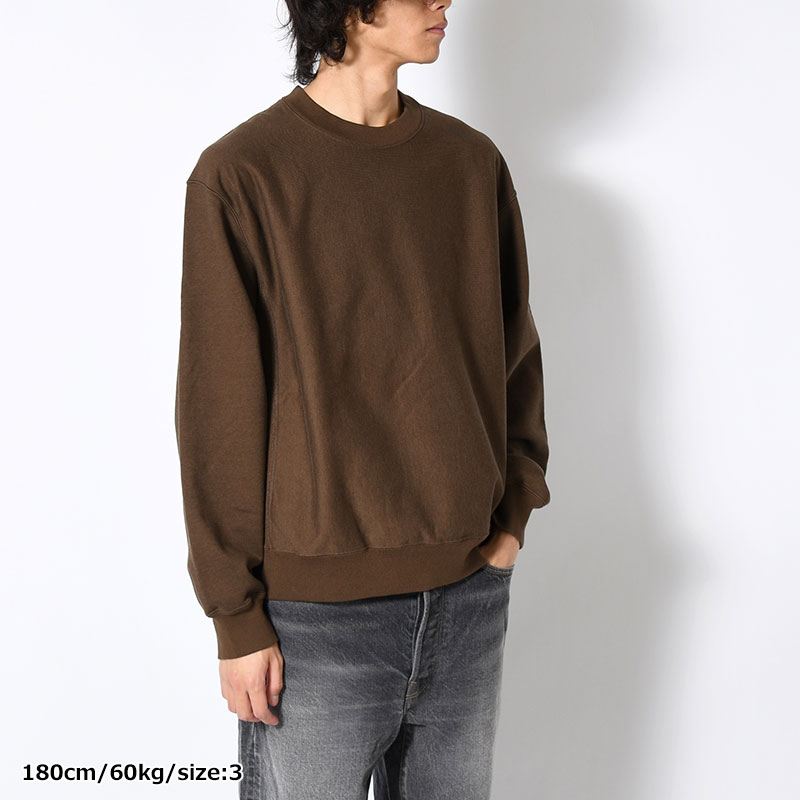 Soft&Hard Sweat Crew-Neck P/O -2.COLOR-