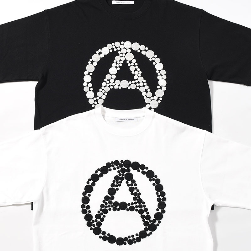 DOT EMBROIDERY TEE "A" -2.COLOR-