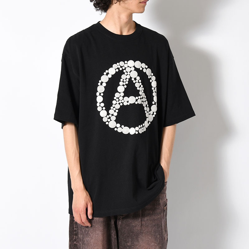 DOT EMBROIDERY TEE "A" -2.COLOR-