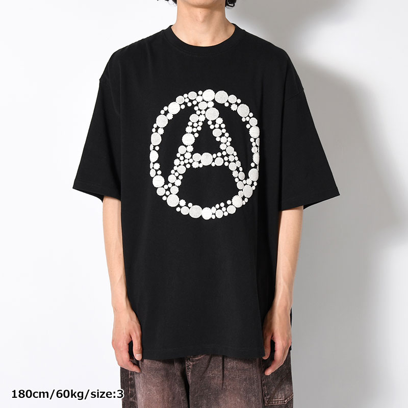 DOT EMBROIDERY TEE "A" -2.COLOR-