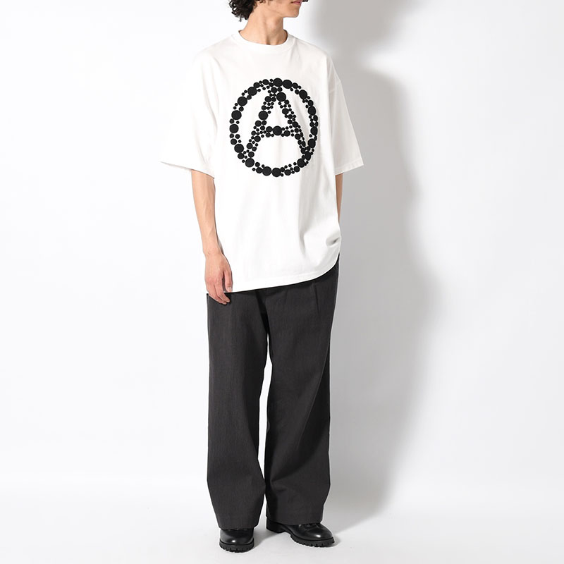 DOT EMBROIDERY TEE "A" -2.COLOR-