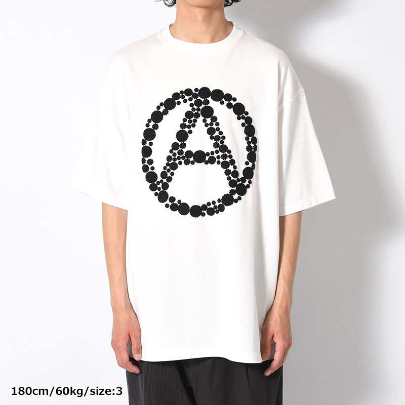 DOT EMBROIDERY TEE "A" -2.COLOR-