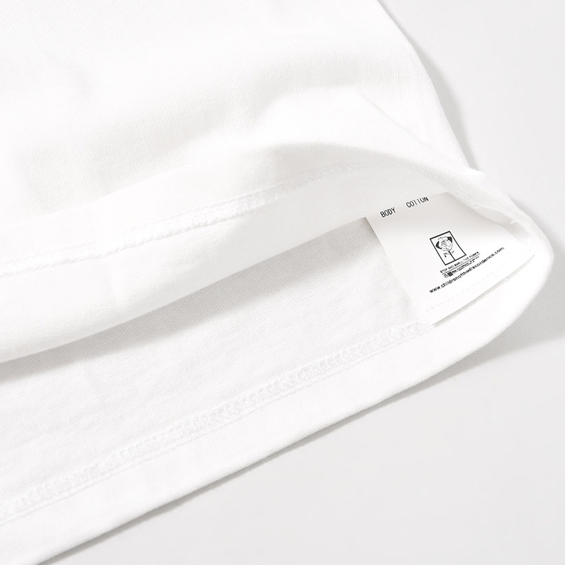DOT EMBROIDERY TEE "PIECE" -2.COLOR-