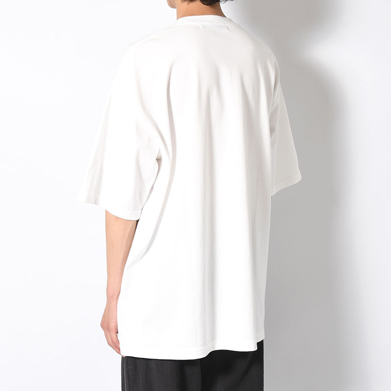 DOT EMBROIDERY TEE "PIECE" -2.COLOR-