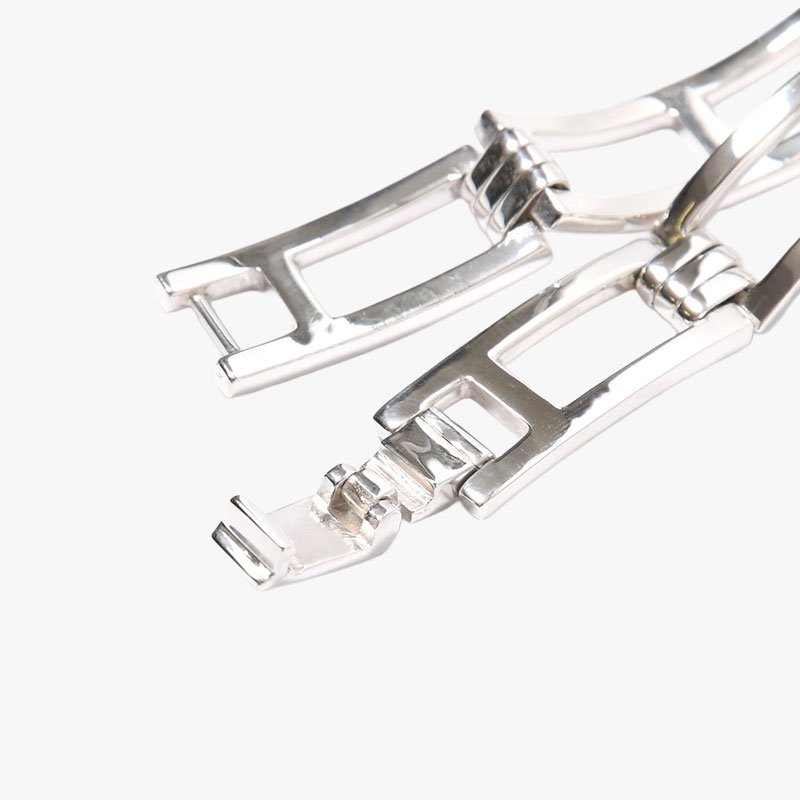 LADDER LINK BRACELET(M) -SILVER-