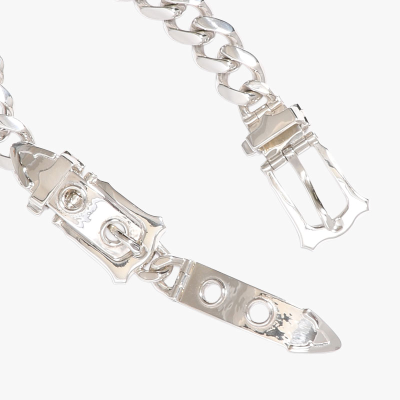 DOUBLE VICTORIAN BUCKLE BRACELET -SILVER-