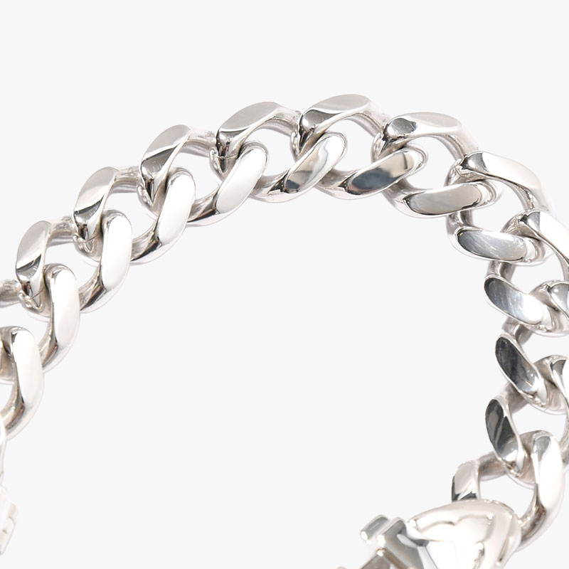 DOUBLE VICTORIAN BUCKLE BRACELET -SILVER-