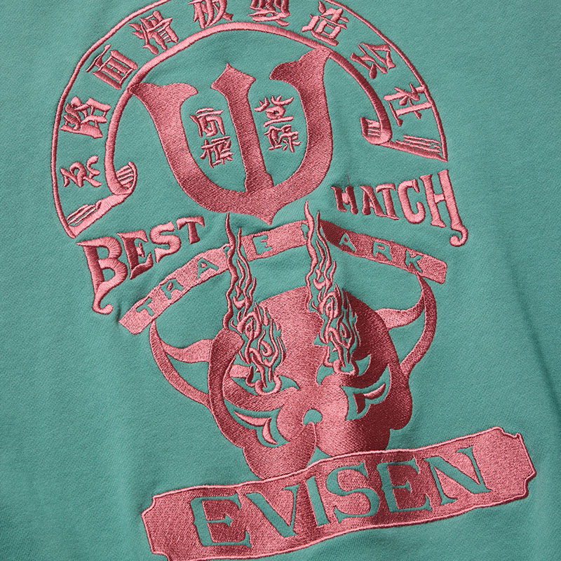 TIGER MATCH EMBLEM CREW SWEAT -2.COLOR-