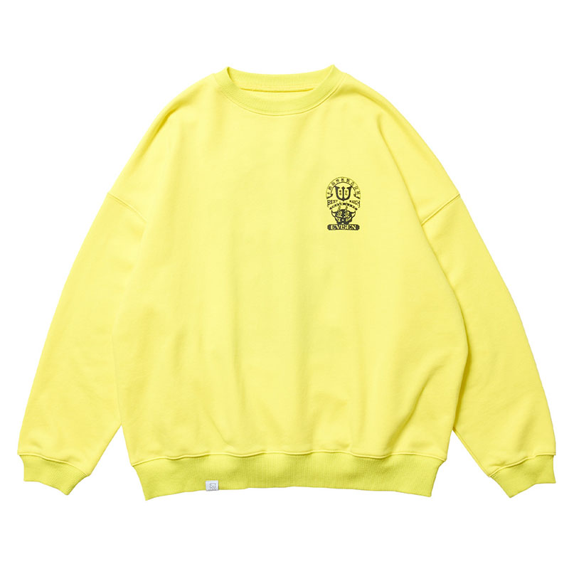 TIGER MATCH EMBLEM CREW SWEAT -2.COLOR-