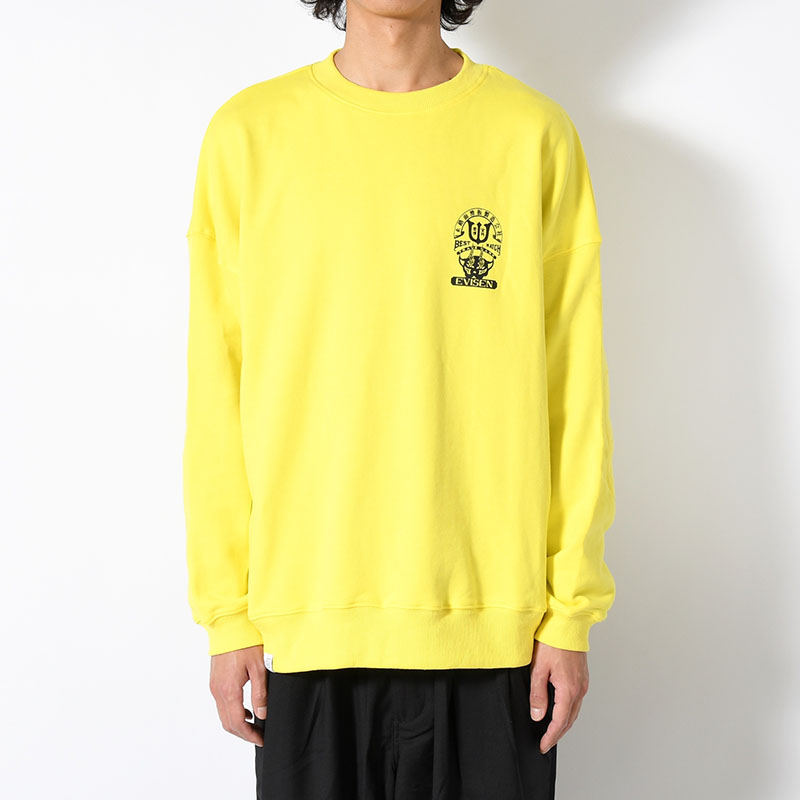 TIGER MATCH EMBLEM CREW SWEAT -2.COLOR-