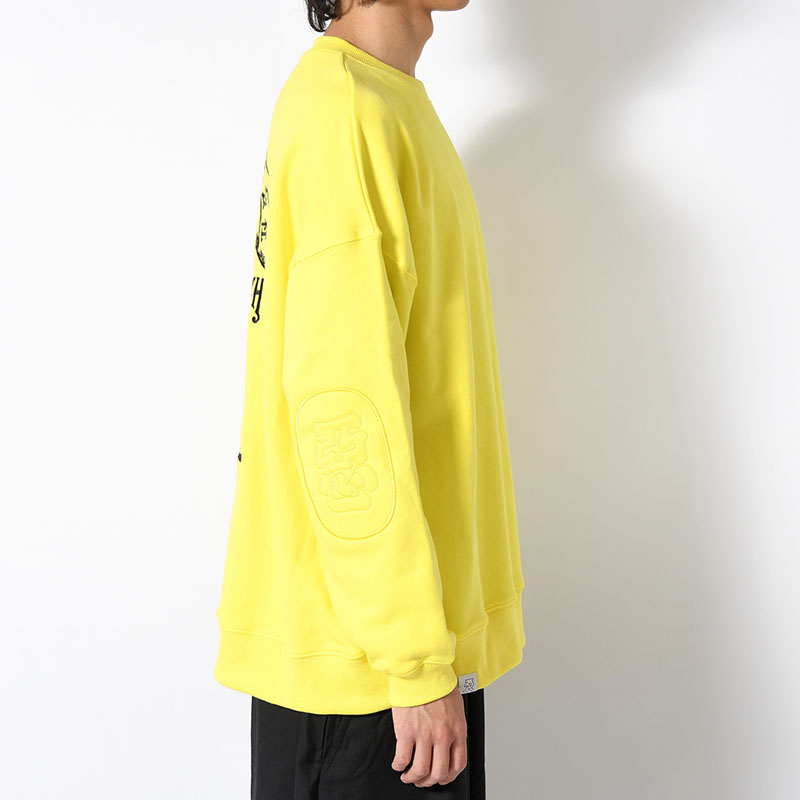 TIGER MATCH EMBLEM CREW SWEAT -2.COLOR-