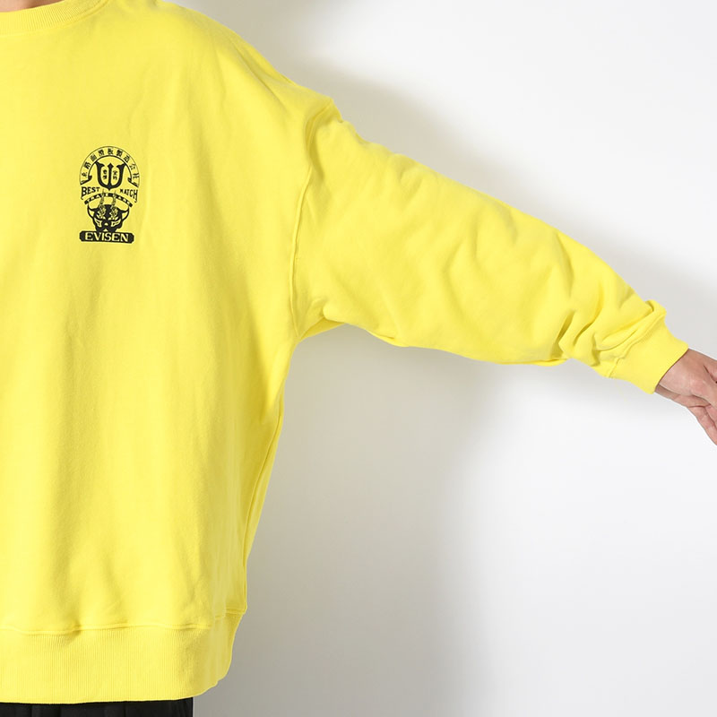 TIGER MATCH EMBLEM CREW SWEAT -2.COLOR-