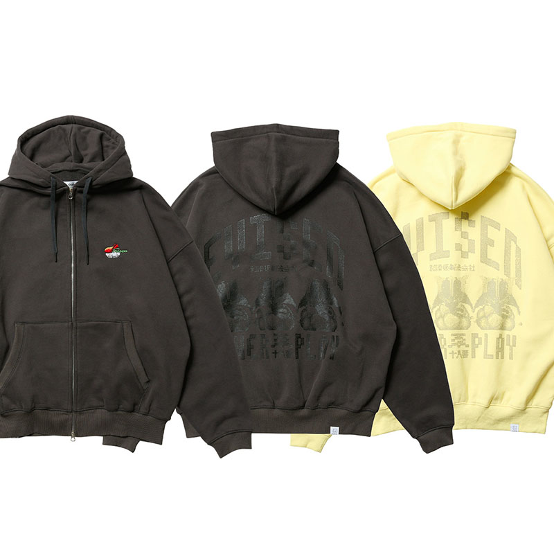 SUSHI ZIP HOODIE -2.COLOR-