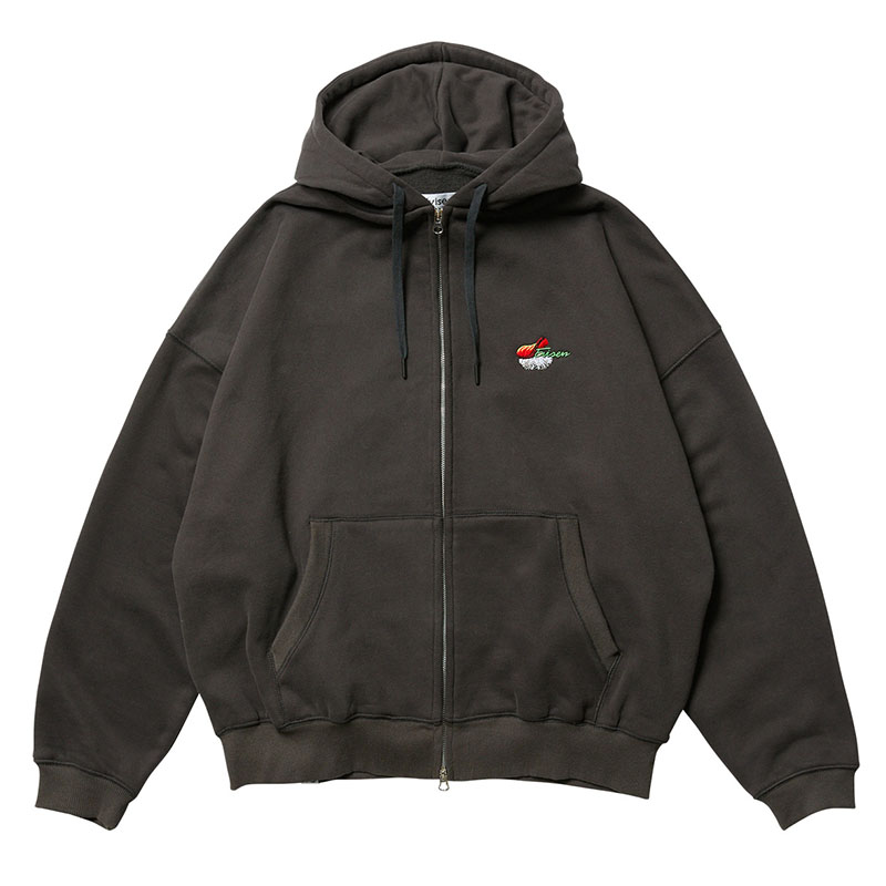 SUSHI ZIP HOODIE -2.COLOR-(CHARCOAL)