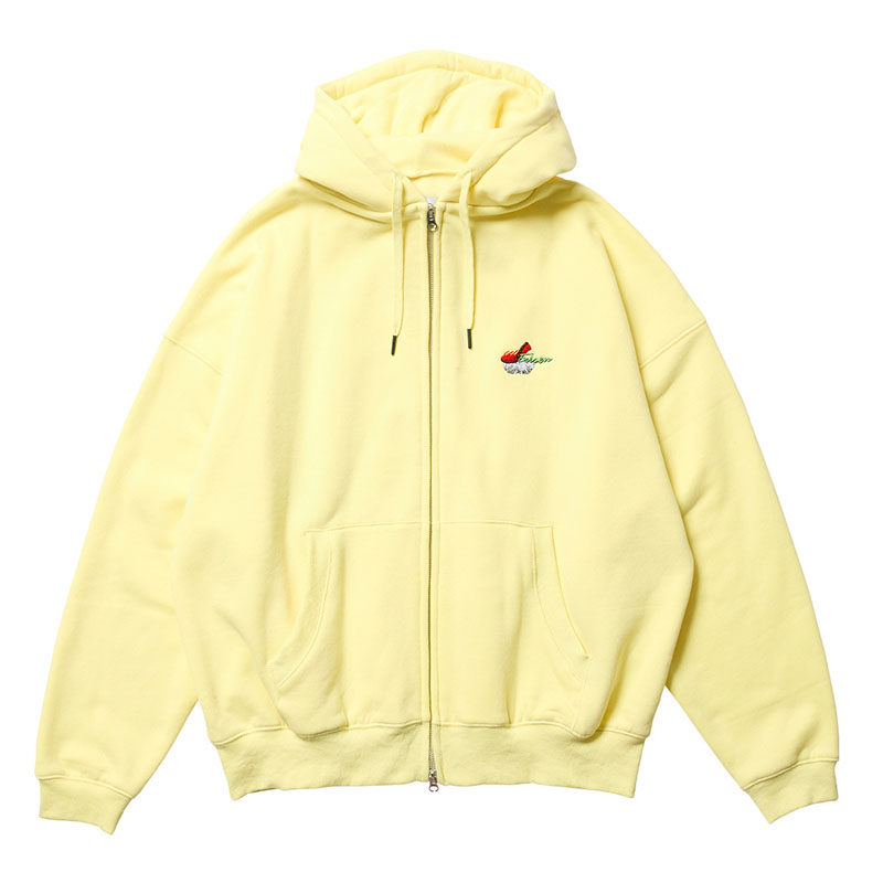 SUSHI ZIP HOODIE -2.COLOR-(YELLOW)