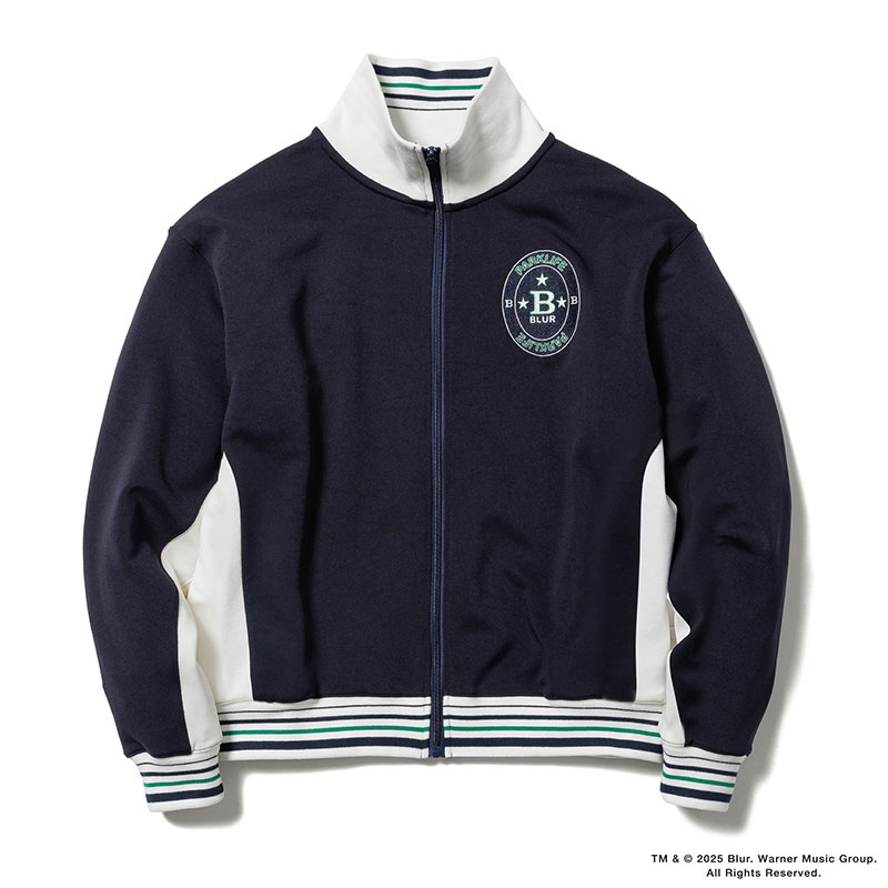 TRACK JACKET(xblur) -NAVY×WHITE-