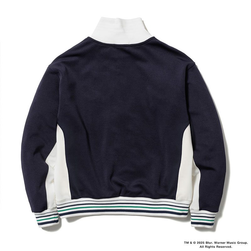 TRACK JACKET(xblur) -NAVY×WHITE-