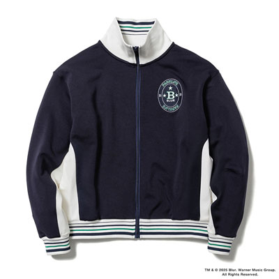 TRACK JACKET(xblur) -NAVY×WHITE-