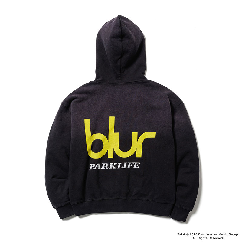 ZIP HOODIE(xblur) -BLACK-