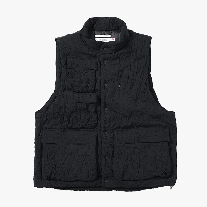 INFINITY CREASE PRIMALOFT VEST -BLACK-