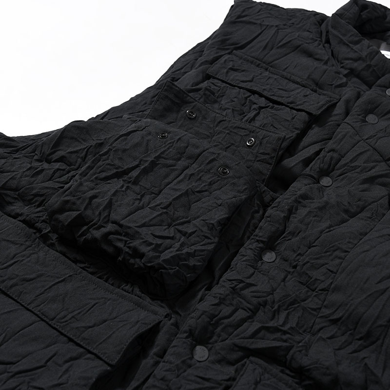 INFINITY CREASE PRIMALOFT VEST -BLACK-
