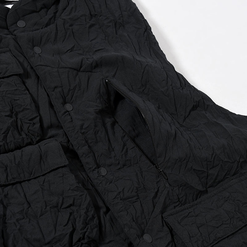 INFINITY CREASE PRIMALOFT VEST -BLACK-