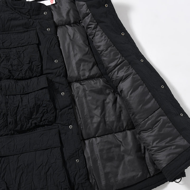 INFINITY CREASE PRIMALOFT VEST -BLACK-
