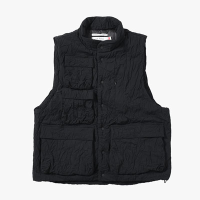 INFINITY CREASE PRIMALOFT VEST -BLACK-