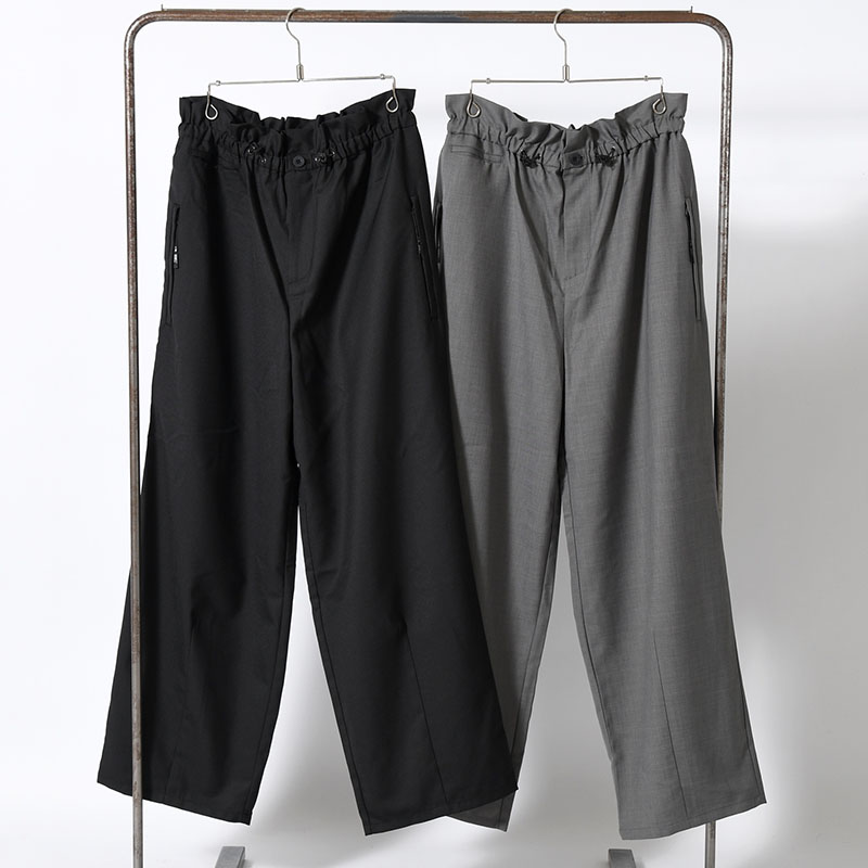 TWISTWOOL WIDE TROUSERS -2.COLOR-