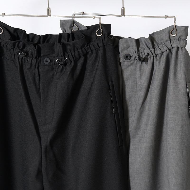 TWISTWOOL WIDE TROUSERS -2.COLOR-
