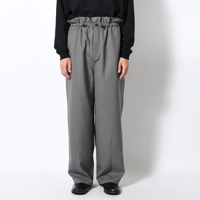 TWISTWOOL WIDE TROUSERS -2.COLOR-