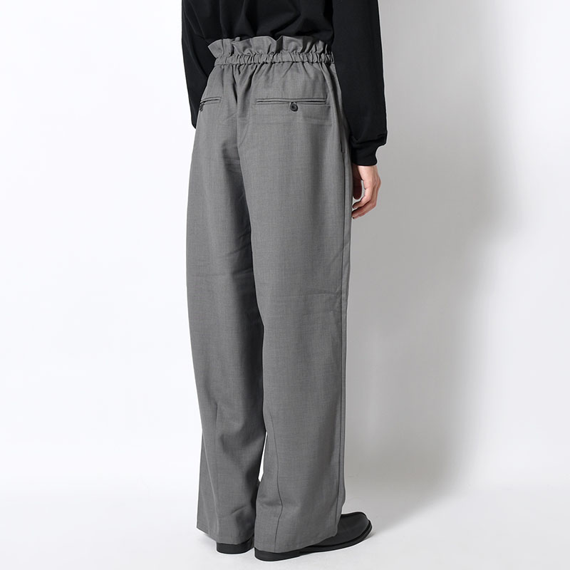 TWISTWOOL WIDE TROUSERS -2.COLOR-