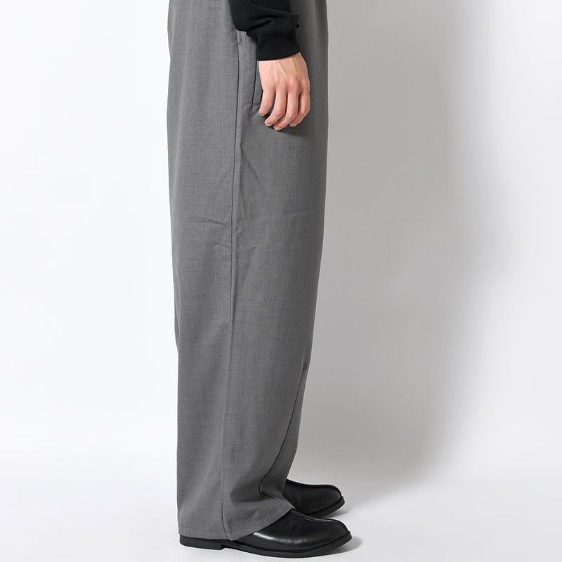 TWISTWOOL WIDE TROUSERS -2.COLOR-