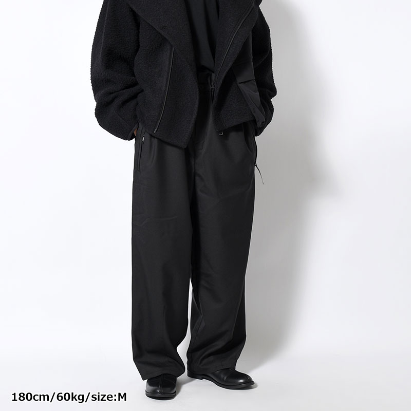 TWISTWOOL WIDE TROUSERS -2.COLOR-