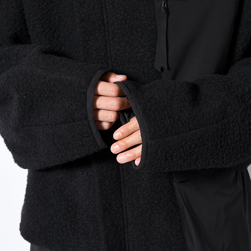 NAPPING WOOL ASYMMETRY SHORT JACKET -2.COLOR-