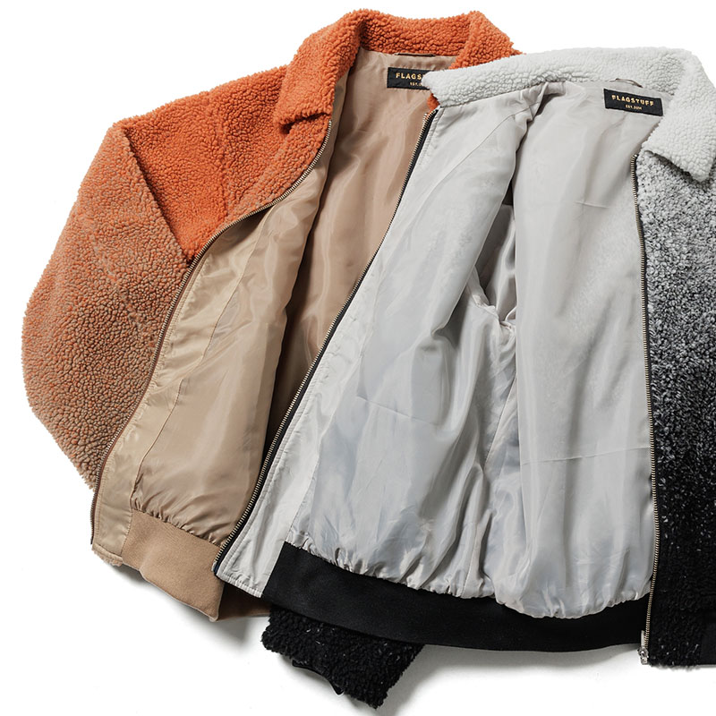 GRADATION FLEECE BOA JACKET -2.COLOR-