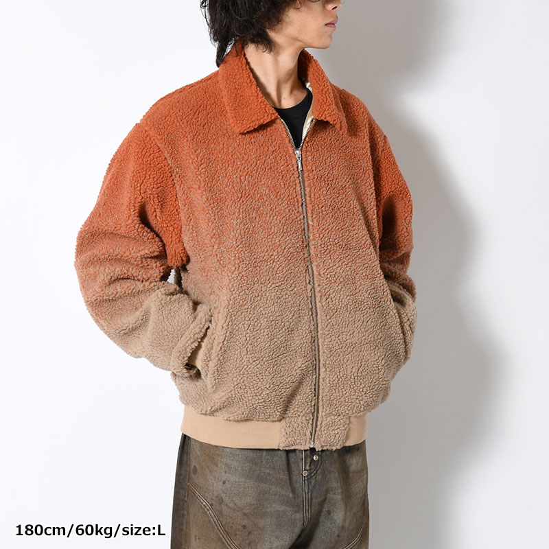 GRADATION FLEECE BOA JACKET -2.COLOR-