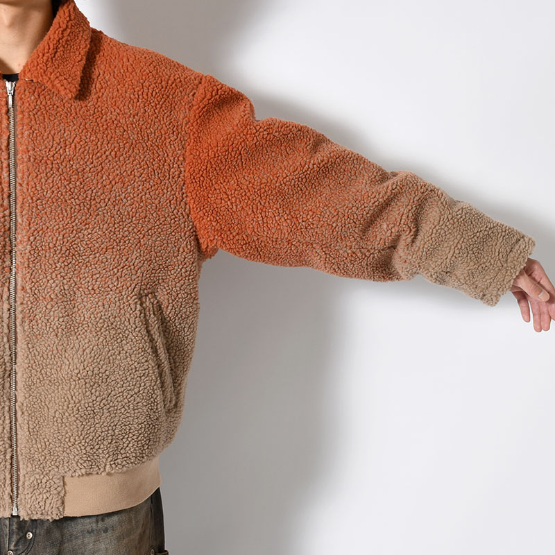 GRADATION FLEECE BOA JACKET -2.COLOR-