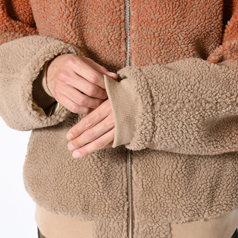 GRADATION FLEECE BOA JACKET -2.COLOR-