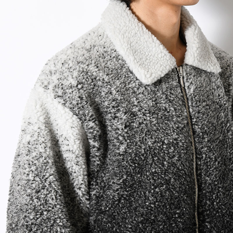GRADATION FLEECE BOA JACKET -2.COLOR-