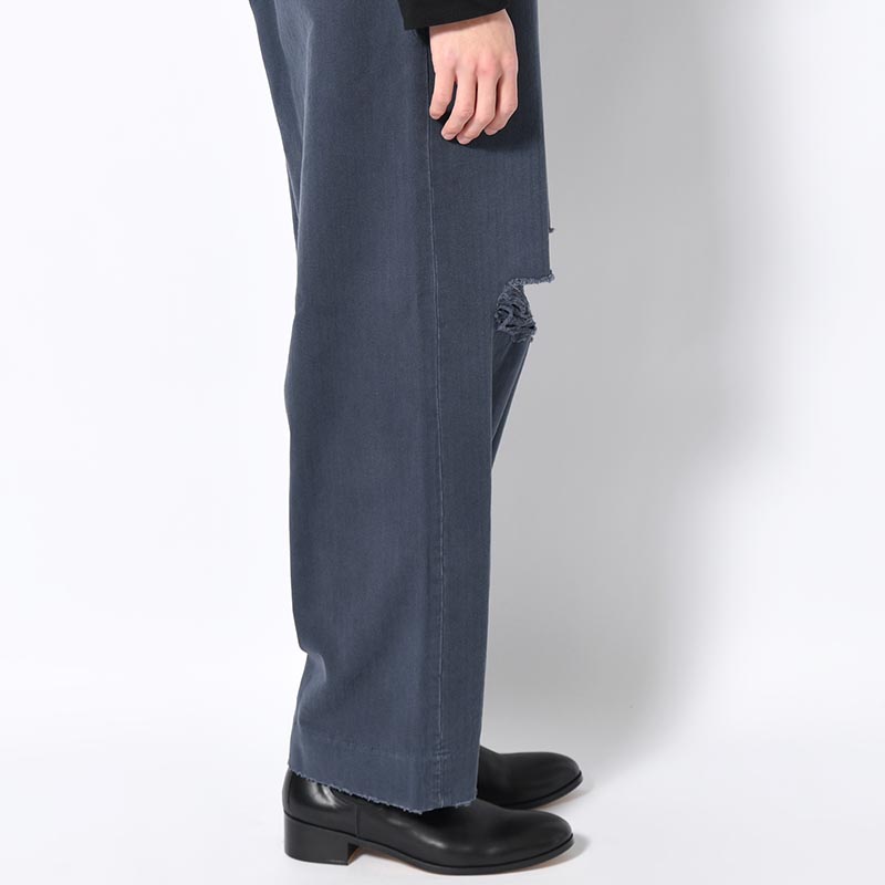 DAMAGE WORK TROUSERS -NAVY-