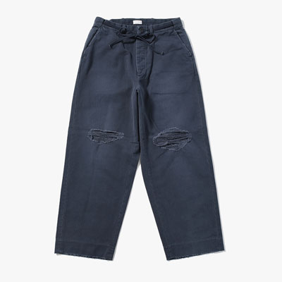 DAMAGE WORK TROUSERS -NAVY-