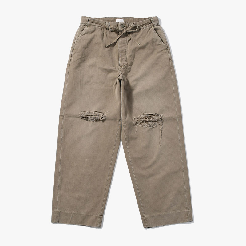 DAMAGE WORK TROUSERS -KHAKI-