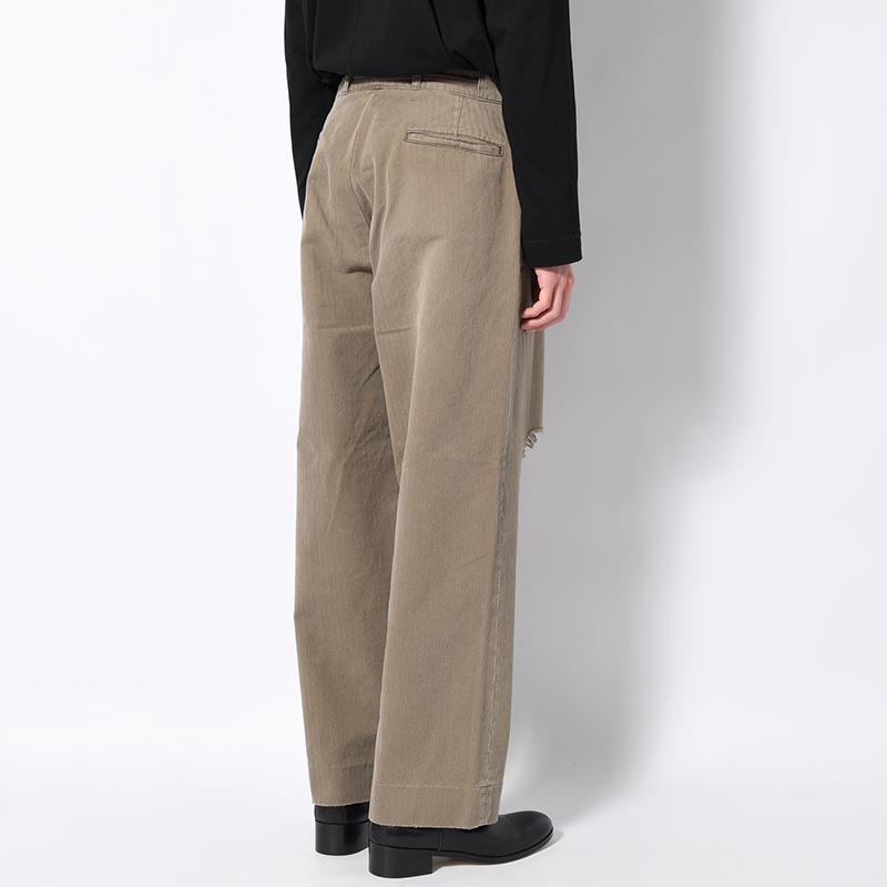 DAMAGE WORK TROUSERS -KHAKI-