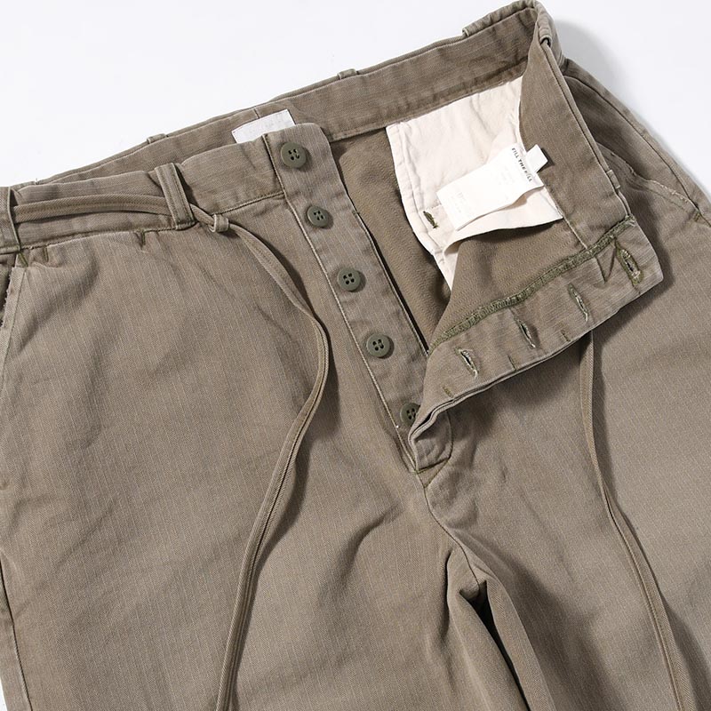 DAMAGE WORK TROUSERS -KHAKI-