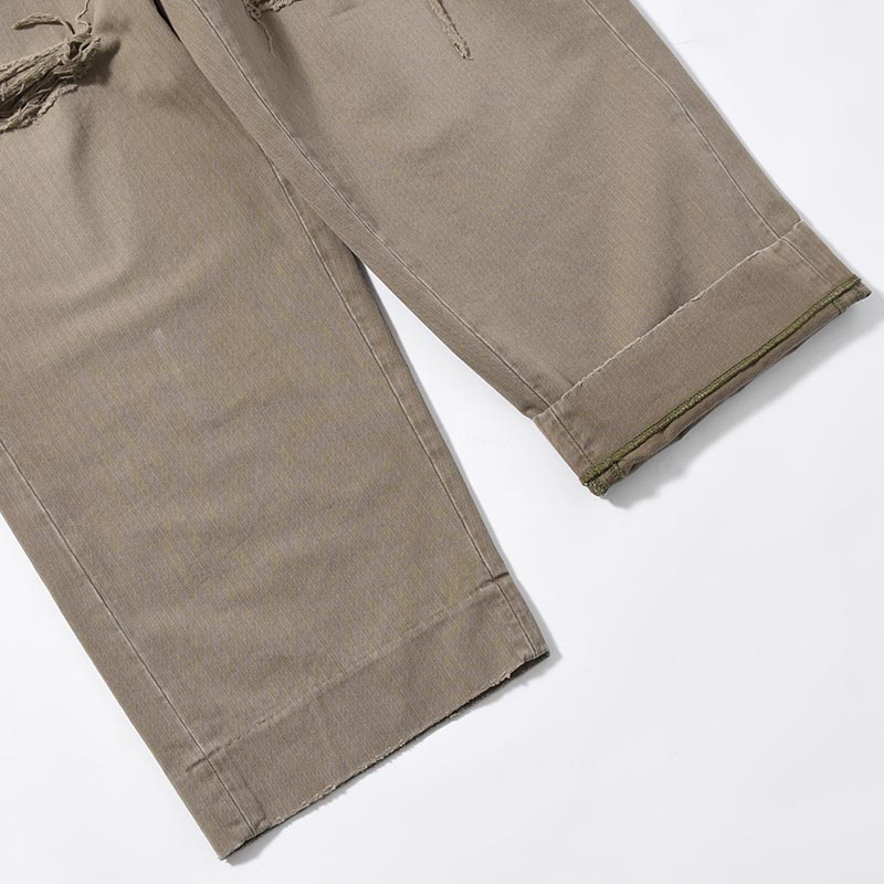 DAMAGE WORK TROUSERS -KHAKI-