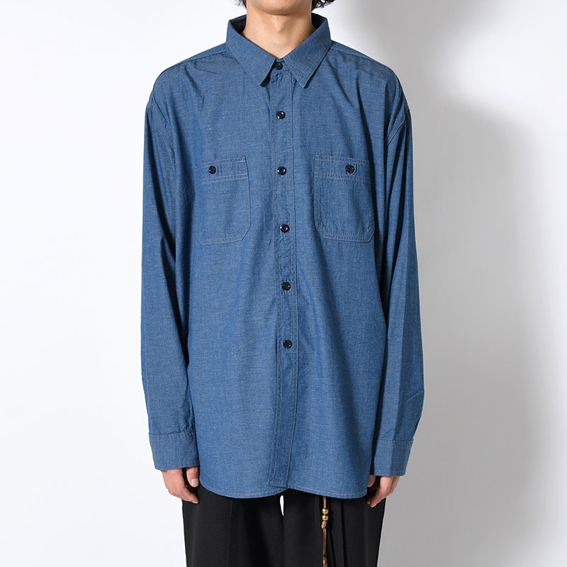 BETA CHAMBRAY SHIRT -INDIGO-