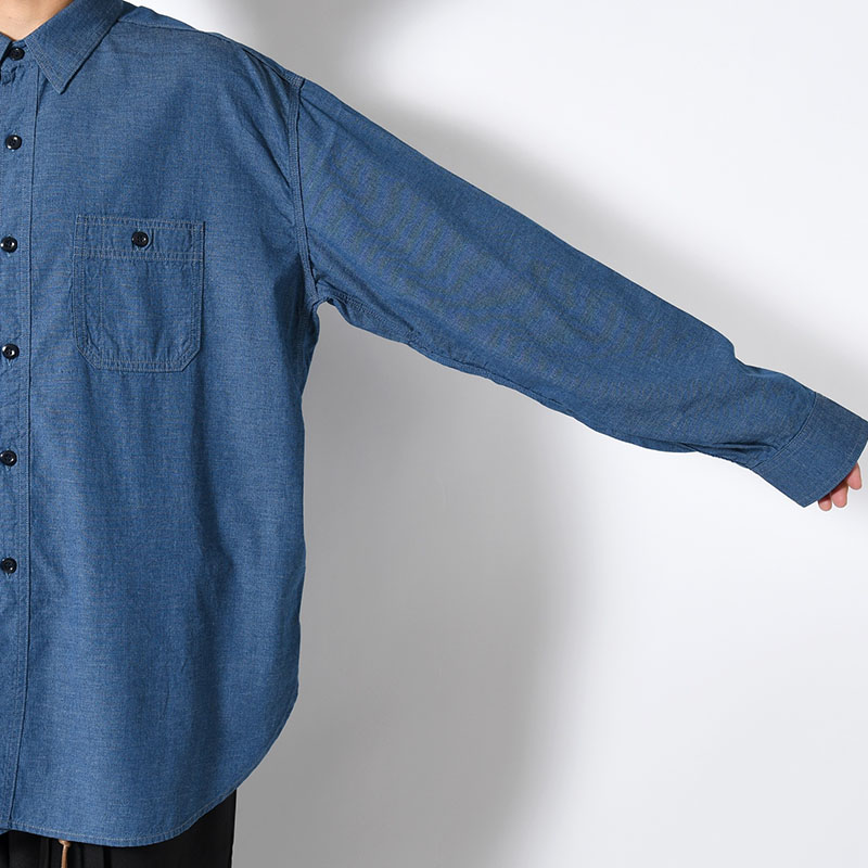BETA CHAMBRAY SHIRT -INDIGO-